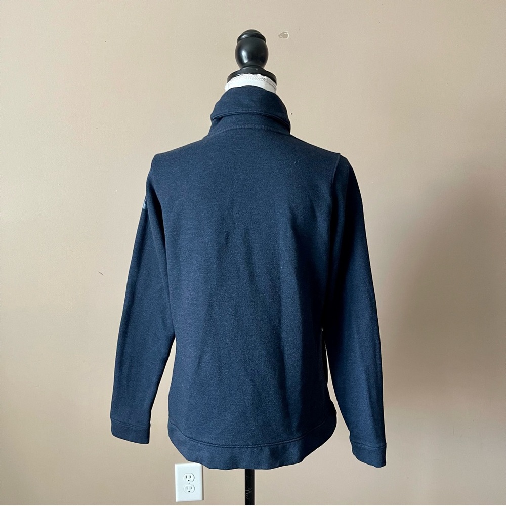 NIKE | Navy Blue Fleece Lined Cowl Neck Sweatshirt Sz L - Picture 9 of 12